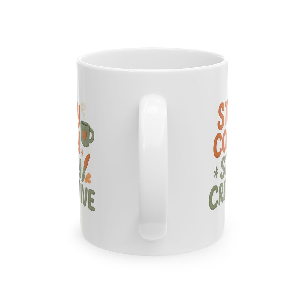 Cozy Coffee & Cactus Ceramic Mug — "So Cozy, So Cactus" 11oz/15oz