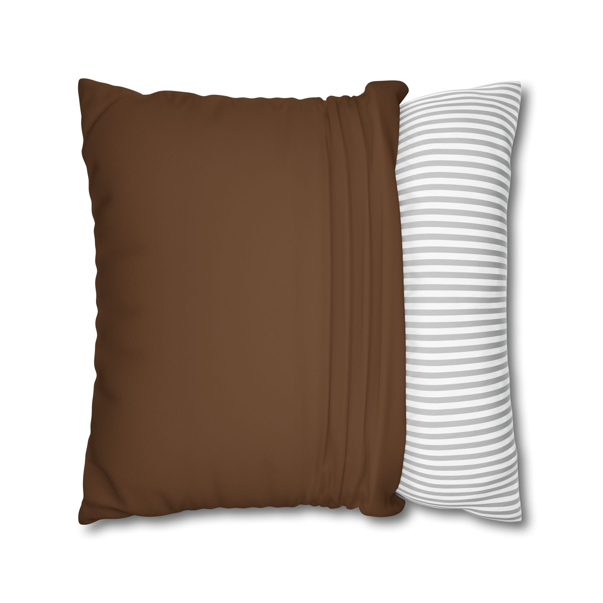 Square Pillow — "Stay Cozy Stay Creative" Faux Suede Decorative Throw Pillow