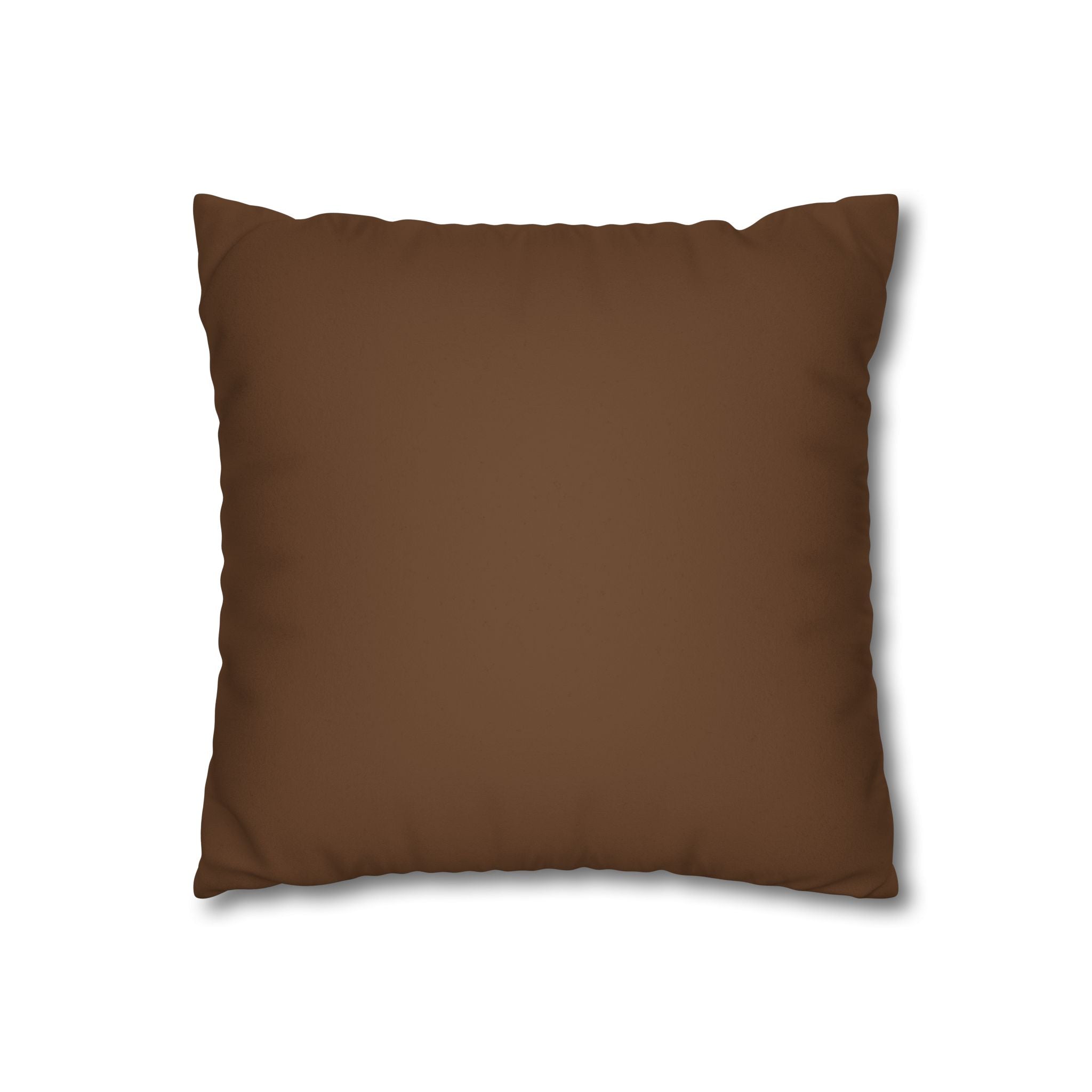 Square Pillow — "Stay Cozy Stay Creative" Faux Suede Decorative Throw Pillow