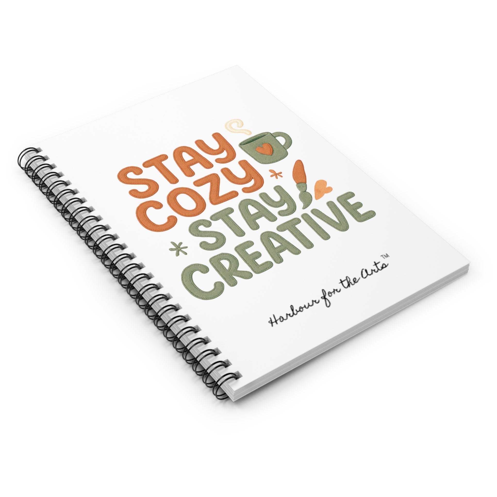 Stay Cozy Stay Creative Spiral Notebook — Ruled Journal
