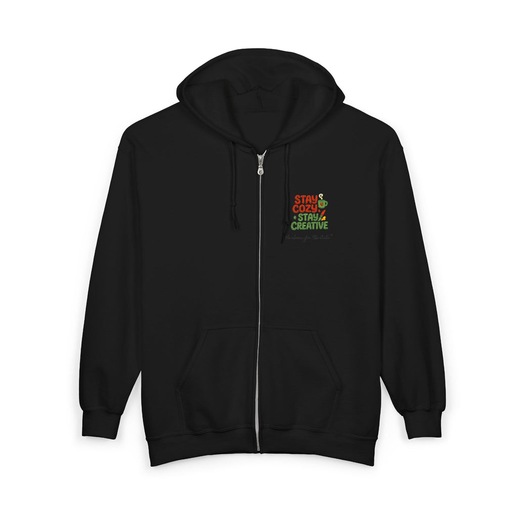 Zip Hoodie — Stay Cozy Stay Creative