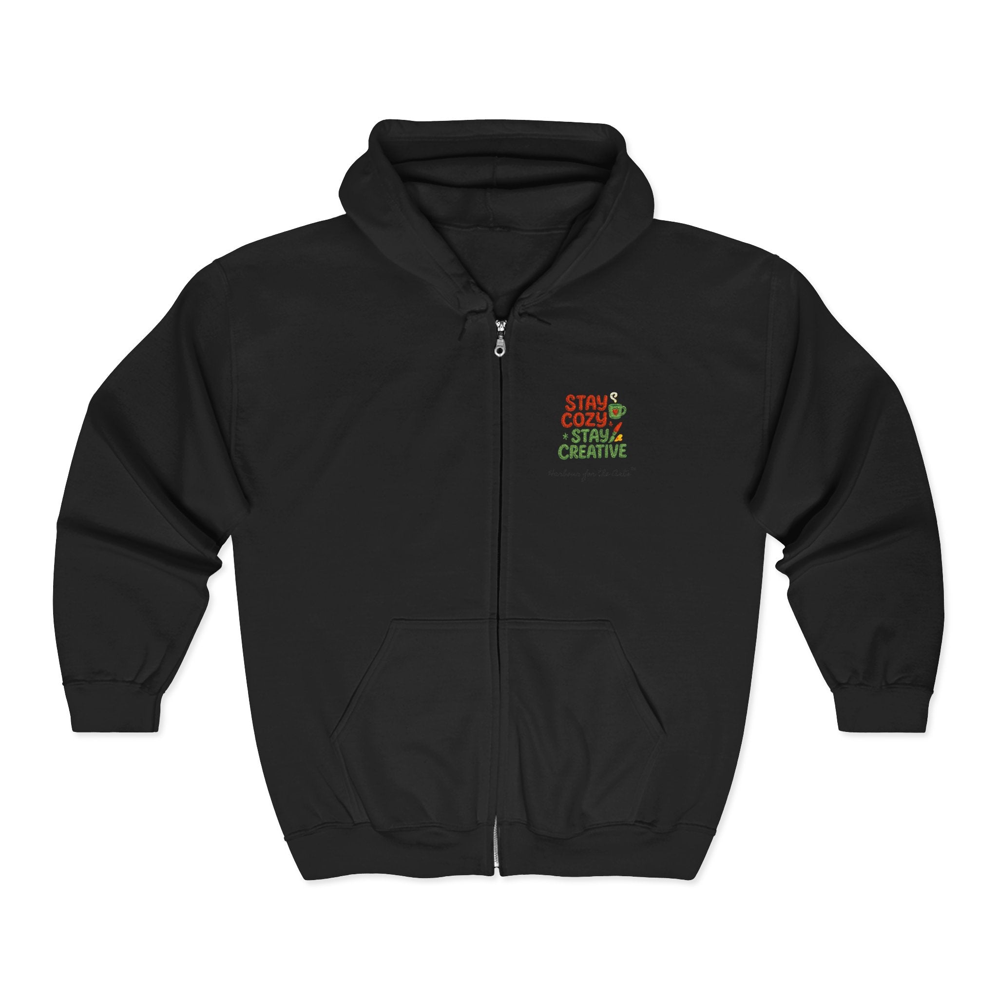 Zip Hoodie — Stay Cozy Stay Creative