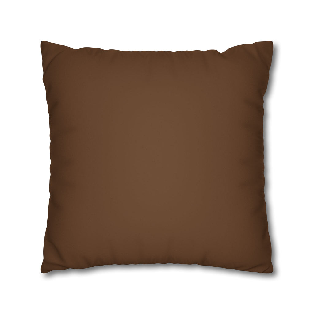 Square Pillow — "Stay Cozy Stay Creative" Faux Suede Decorative Throw Pillow