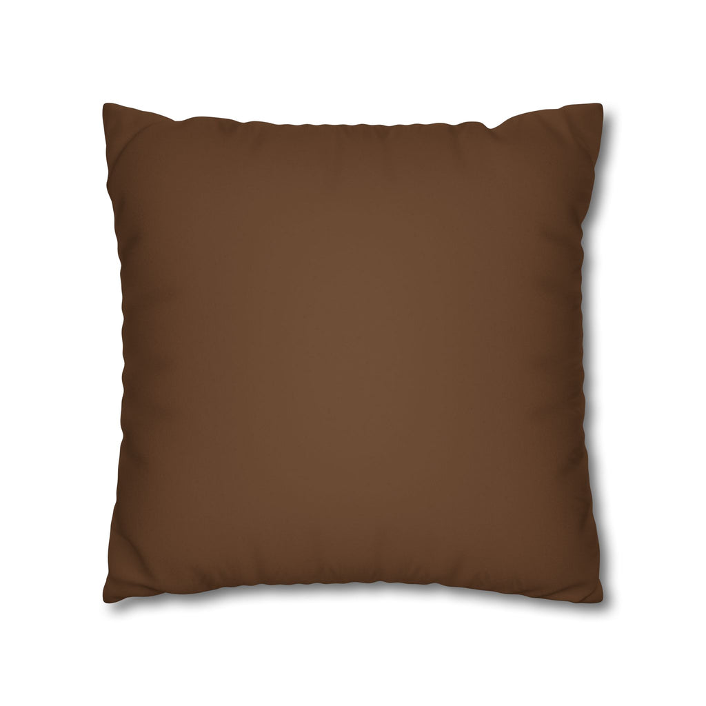 Square Pillow — "Stay Cozy Stay Creative" Faux Suede Decorative Throw Pillow
