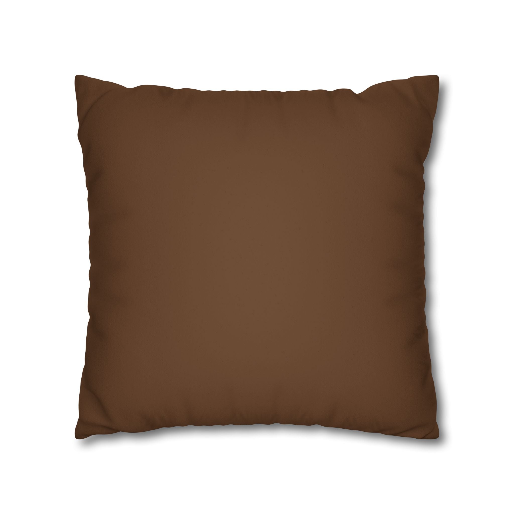 Square Pillow — "Stay Cozy Stay Creative" Faux Suede Decorative Throw Pillow