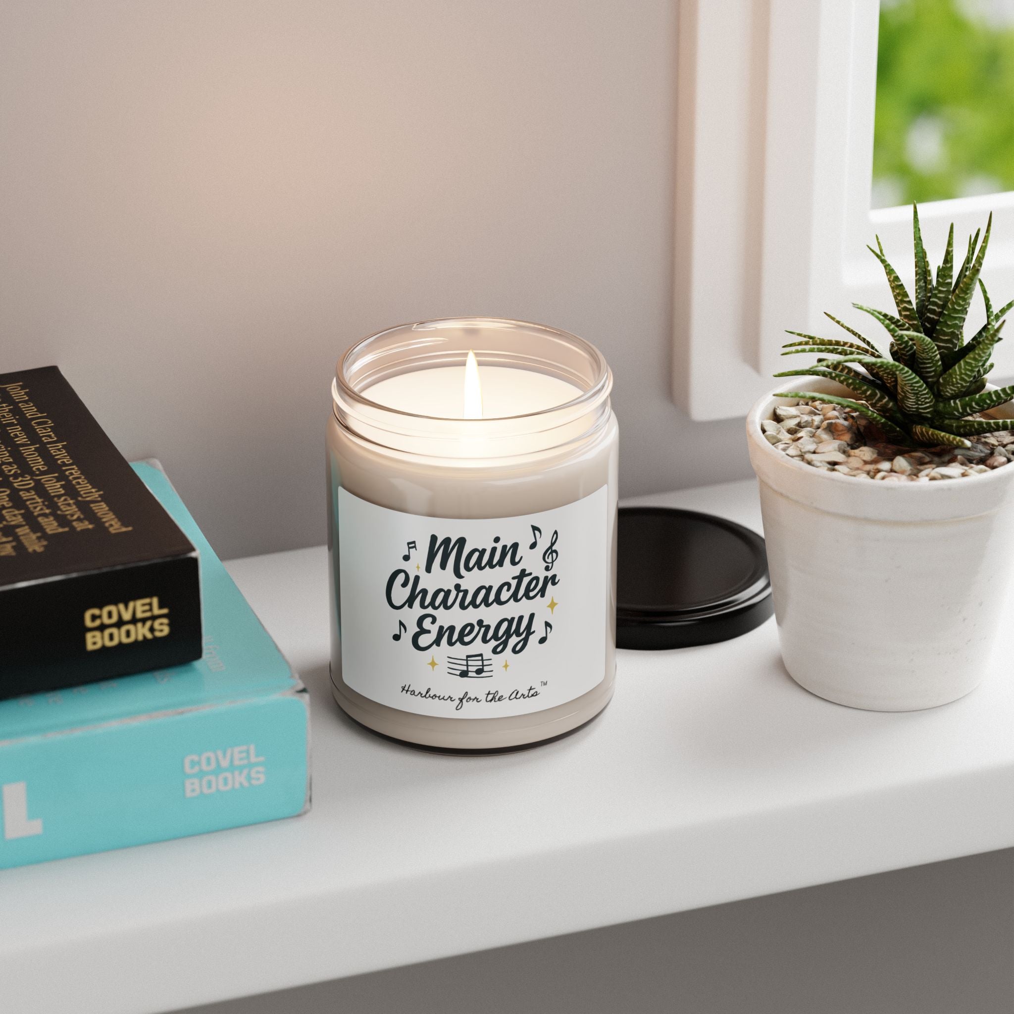 Main Character Energy Soy Candle — 9oz Scented Jar, Gift for Dreamers & Creatives