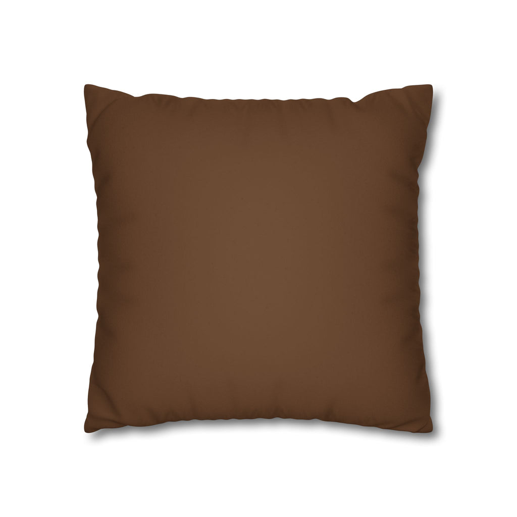 Square Pillow — "Stay Cozy Stay Creative" Faux Suede Decorative Throw Pillow