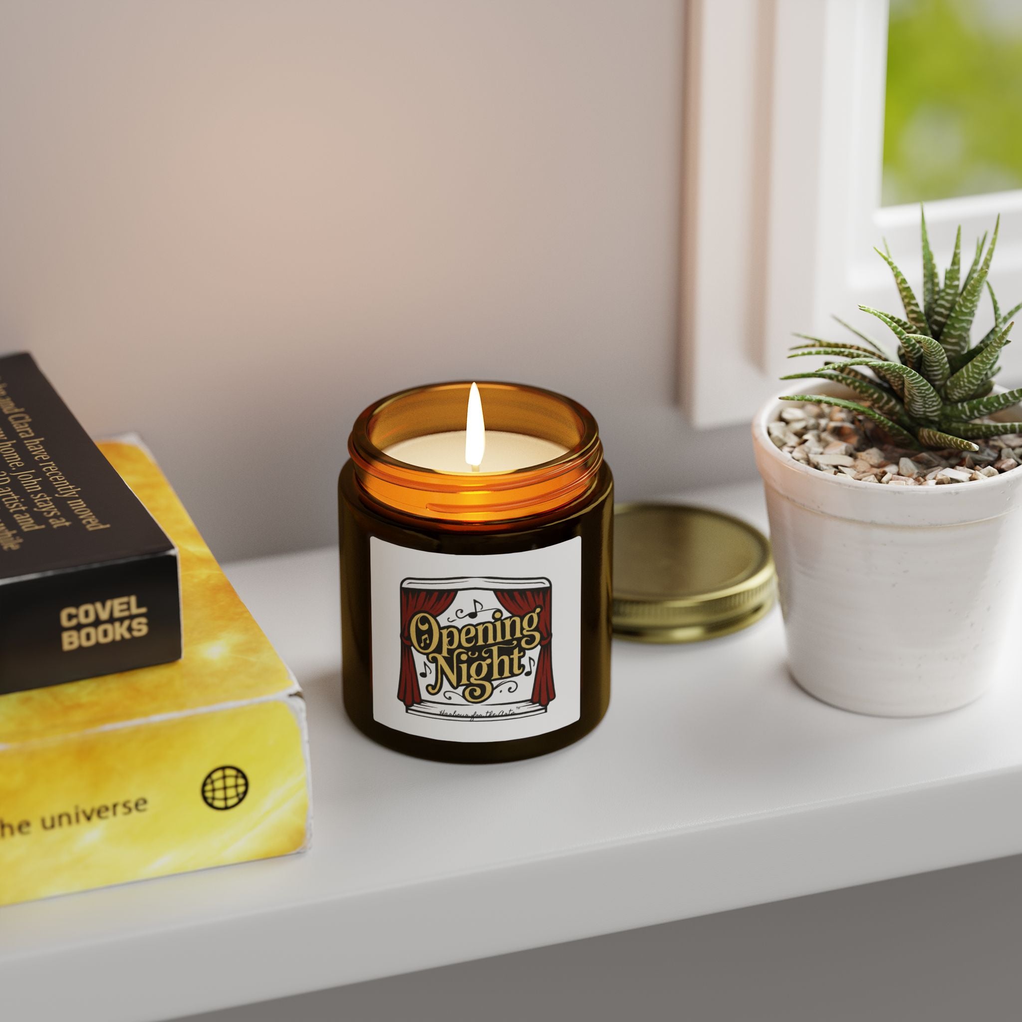 Opening Night Scented Candle — Coconut Apricot Wax (4oz & 9oz)