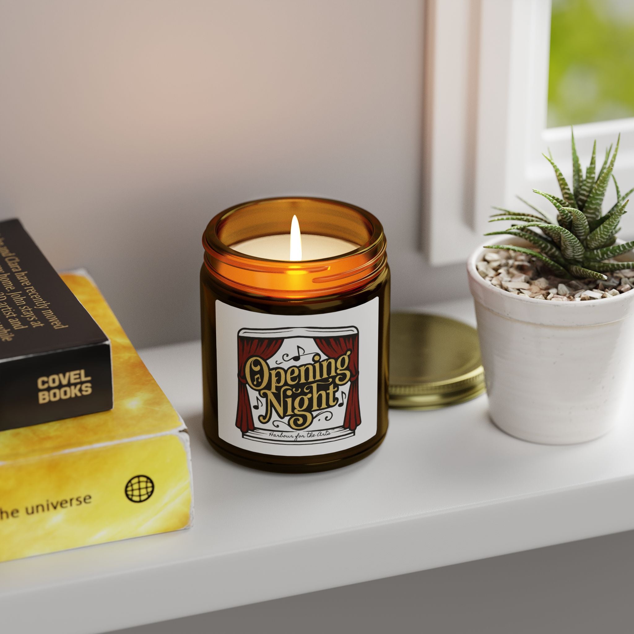 Opening Night Scented Candle — Coconut Apricot Wax (4oz & 9oz)