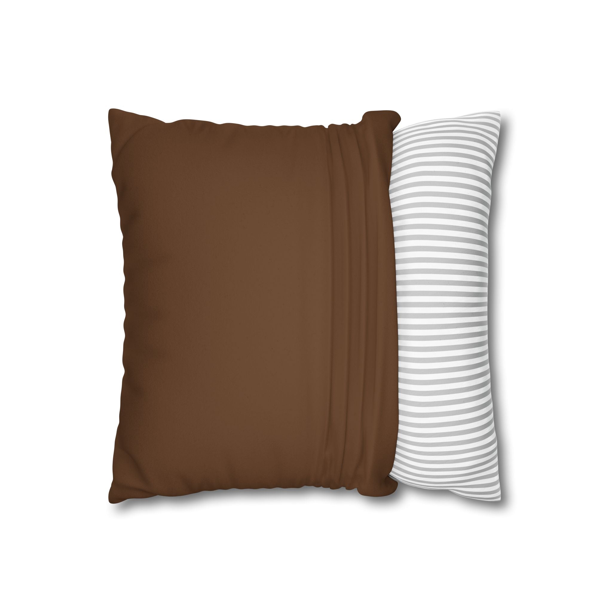 Square Pillow — "Stay Cozy Stay Creative" Faux Suede Decorative Throw Pillow